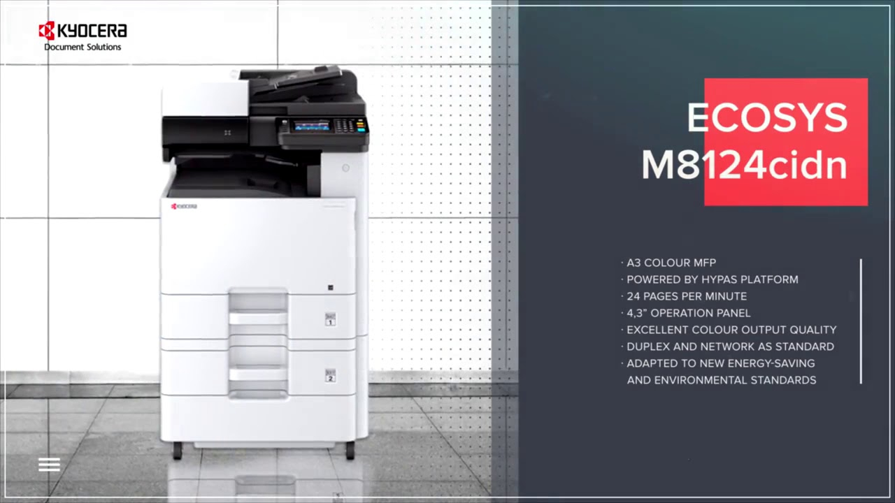 Многофункциональные устройства ECOSYS формата А3 Kyocera