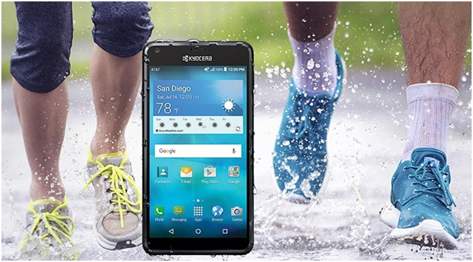 Влагозащищённый смартфон Kyocera Hydro Shore