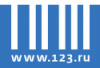 www.123.ru — ваш гипермаркет электроники логотип
